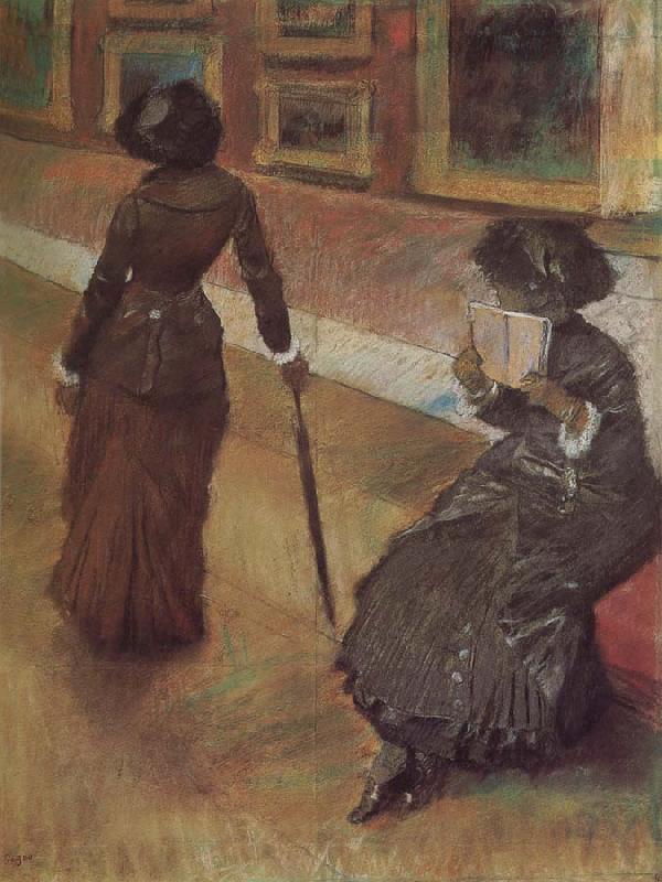 Edgar Degas Mis Cessate in Louvre oil painting image